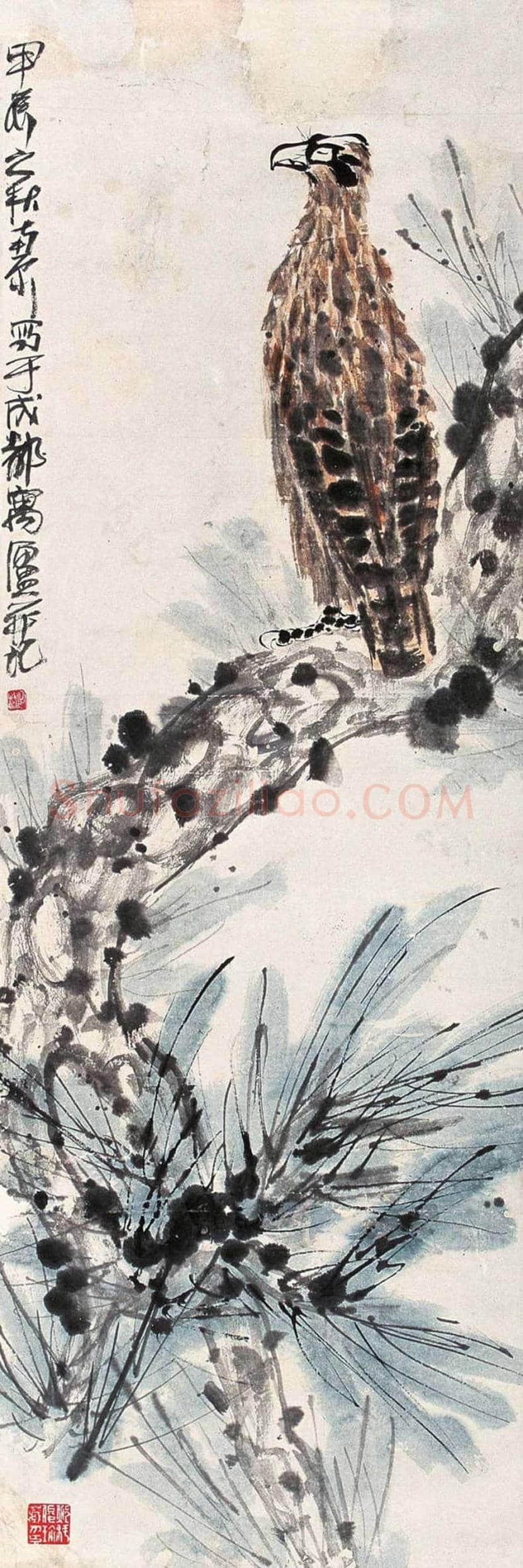 陈子庄花鸟画作品欣赏 | 书画学堂