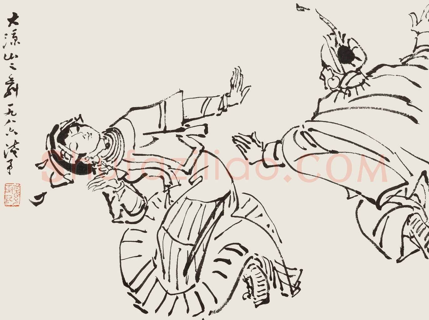 叶浅予《白描舞姿图册》欣赏 | 书画文摘