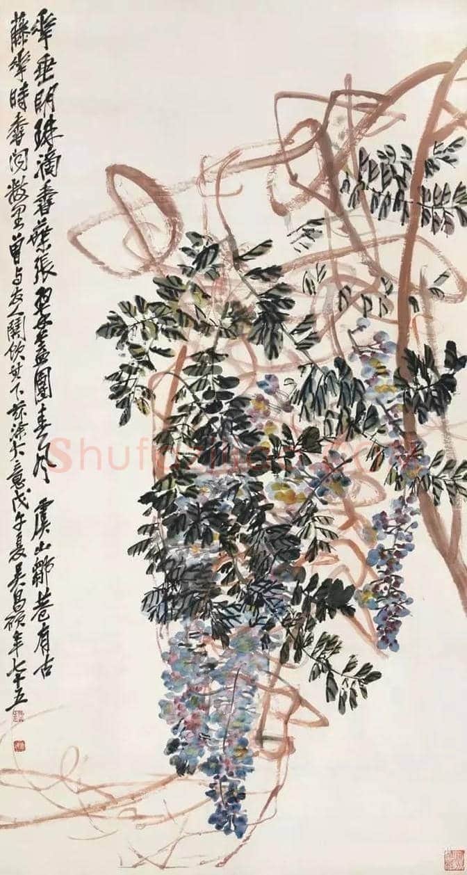 吴昌硕 | 金石入画，艳而不俗 | 书画知识