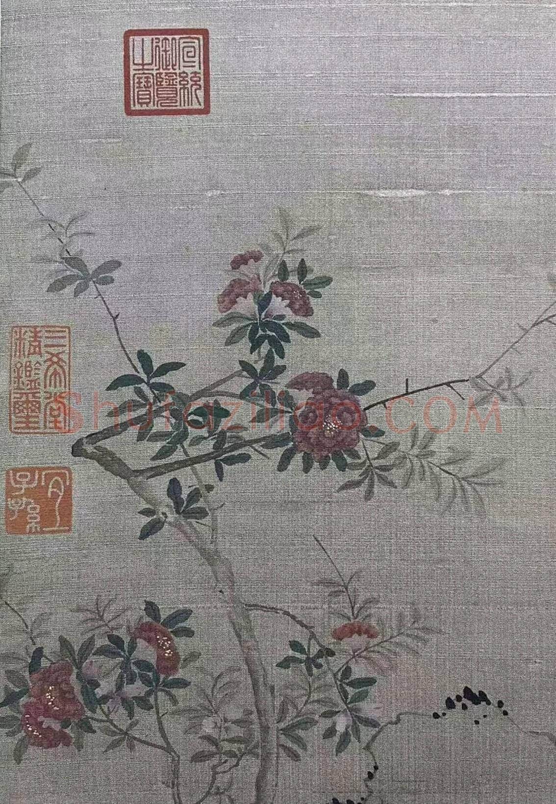 思接千载——清宫旧藏余省《榴下雄鸡图》 | 国画赏析