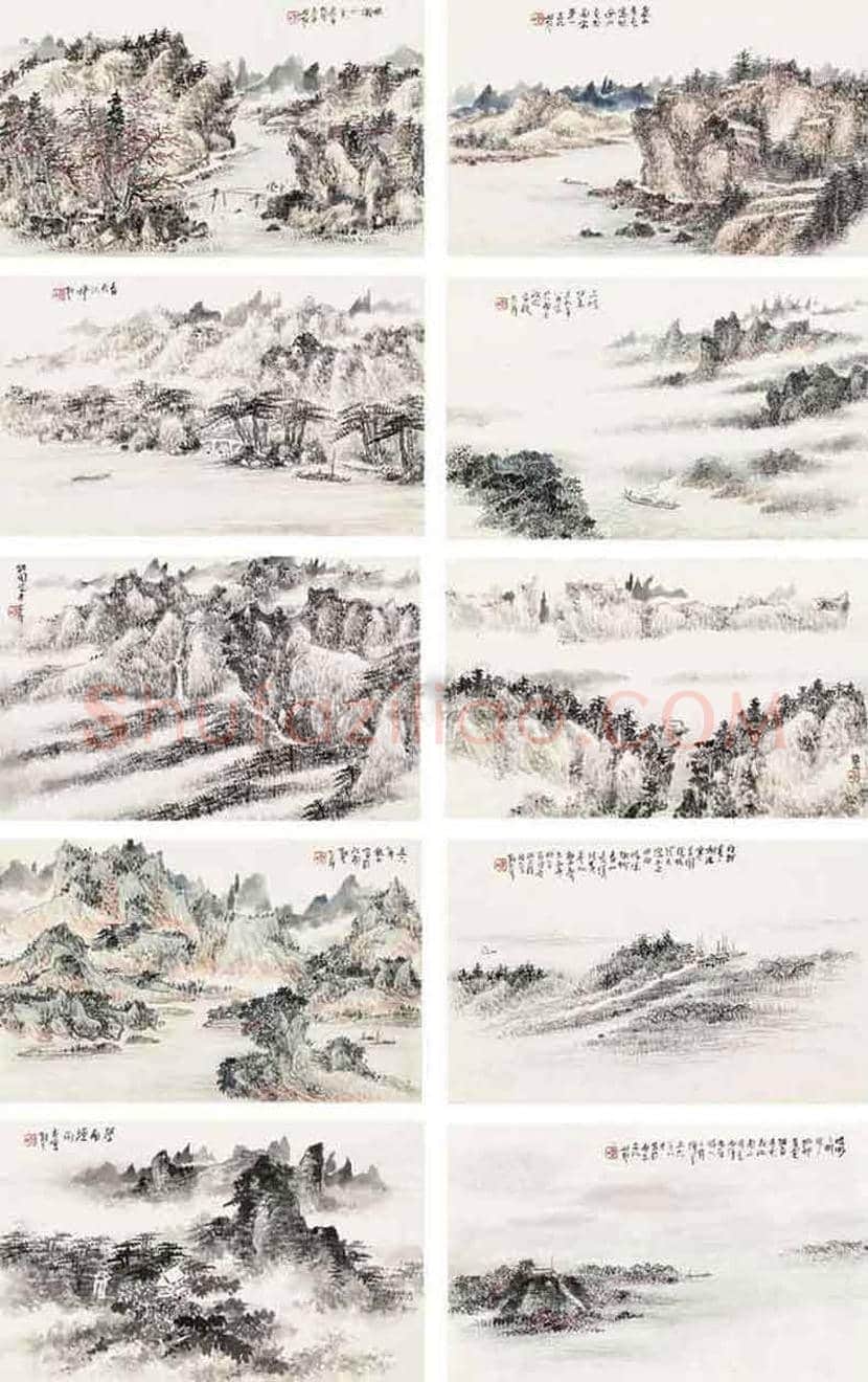 林散之山水作品欣赏及拍卖价格 | 书画知识