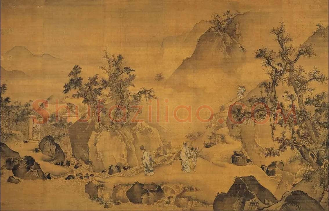王世昌《俯瞰激流图》欣赏 | 书画文摘