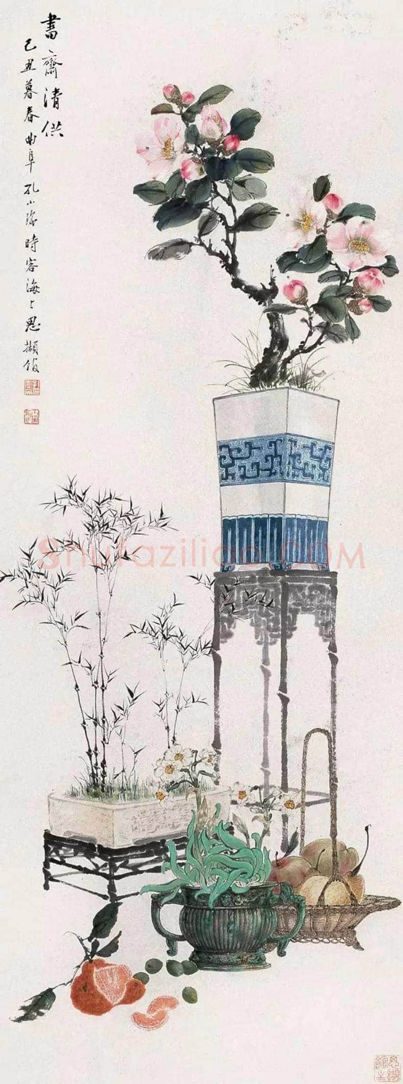 孔小瑜博古画欣赏 | 书画百科