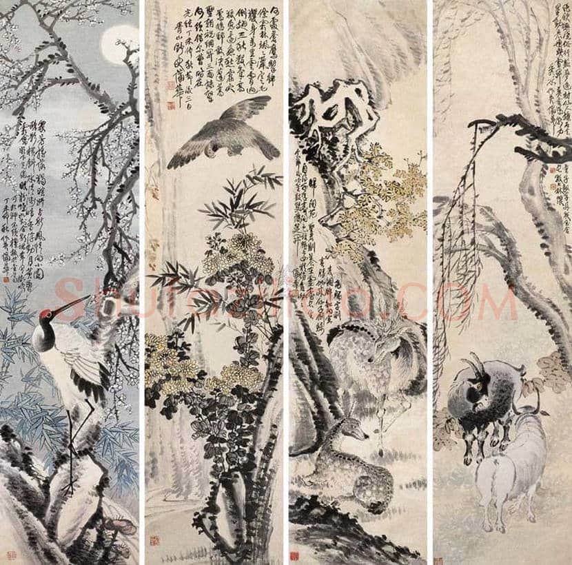 蒲华作品成交价格，多少钱一平尺？ | 书画常识