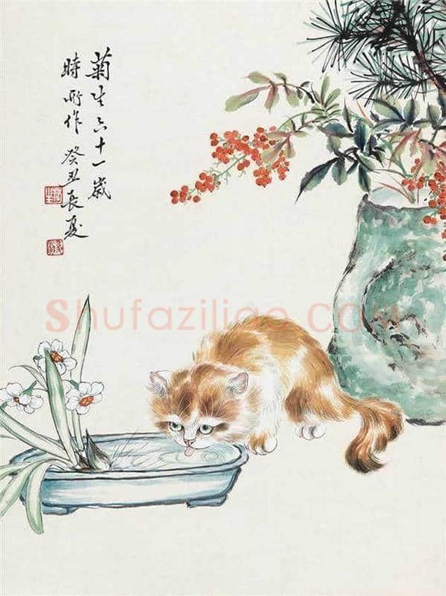 物理老师业余画猫，人称猫王！ | 书画文摘