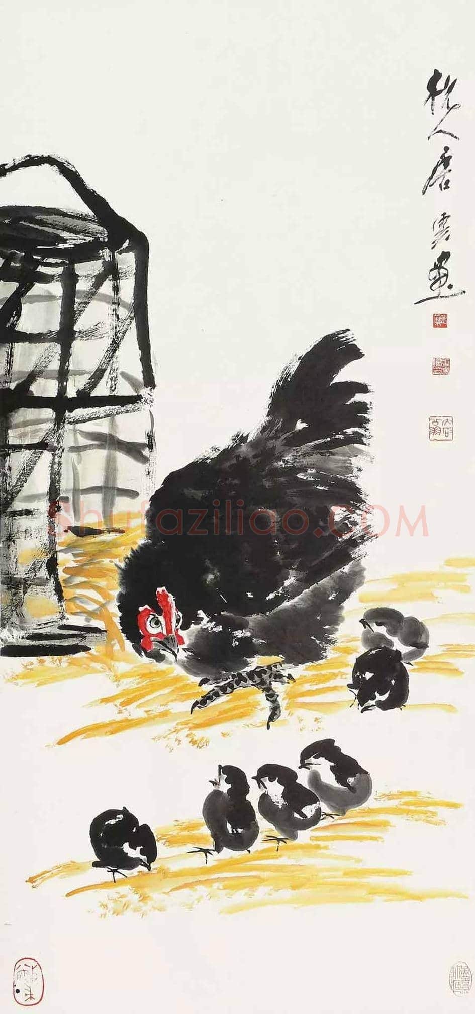 名家笔下的大吉图欣赏 | 书画资料