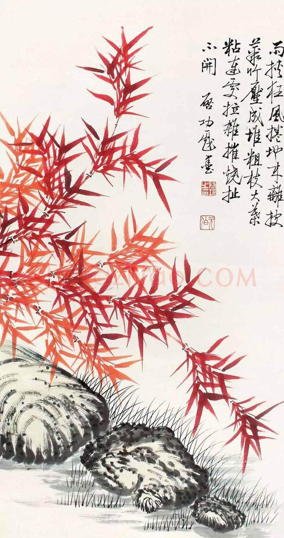 启功作品《兰竹双清》,其人格品性的写照 | 国画鉴赏