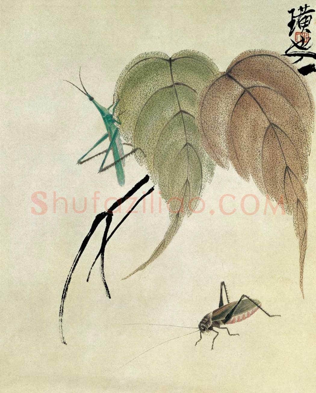 齐白石作品高清大图欣赏 | 书画百科
