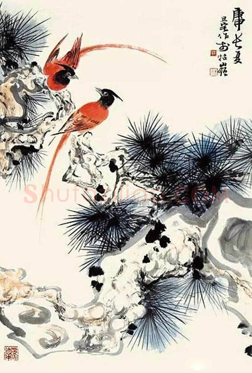 刘旦宅花鸟画作品欣赏 | 书画知识