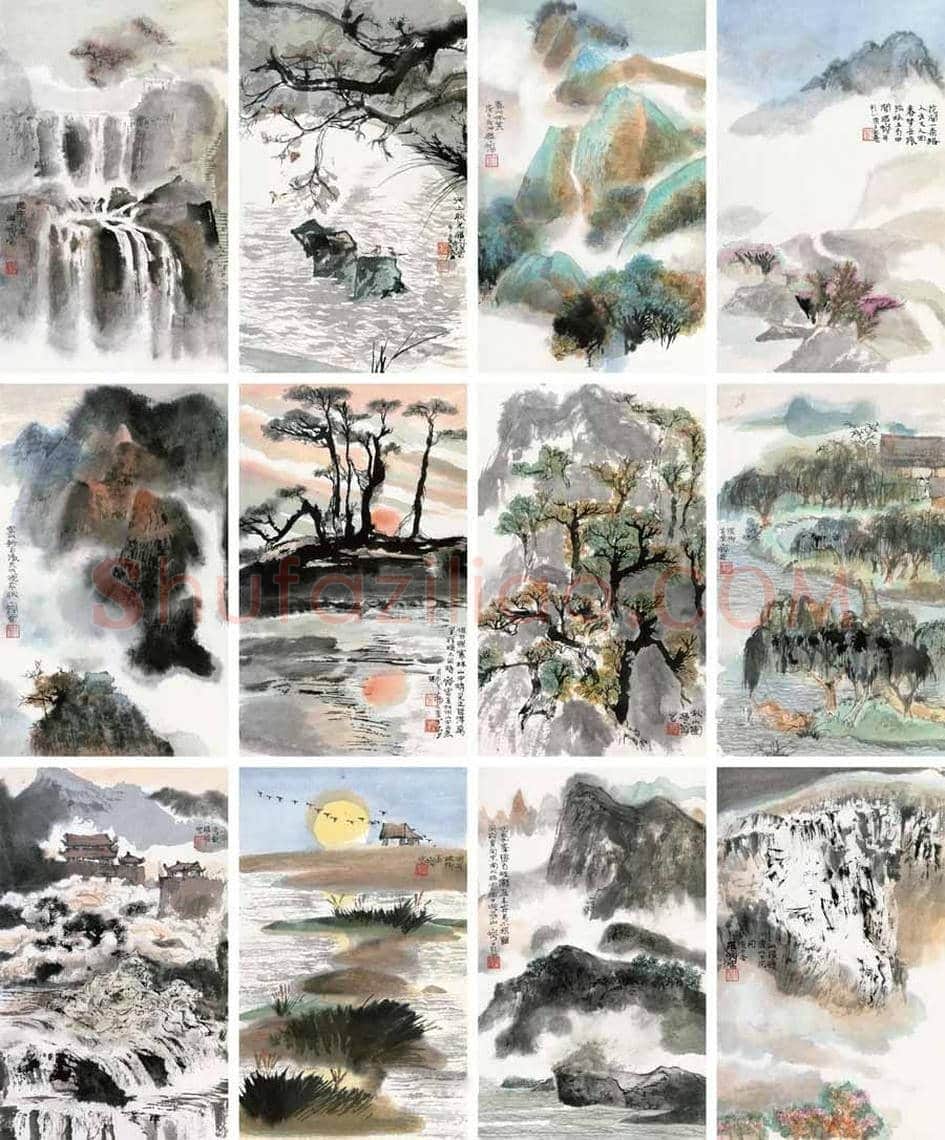 程十发山水画欣赏 | 书画资料