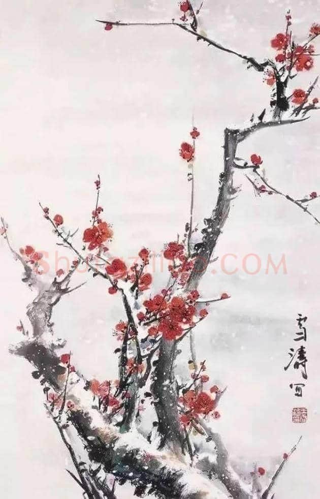 王雪涛梅花作品欣赏 | 灵性画梅 | 书画常识