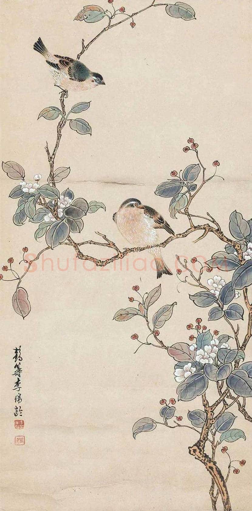 李鹤筹花鸟画作品欣赏 | 书画文摘