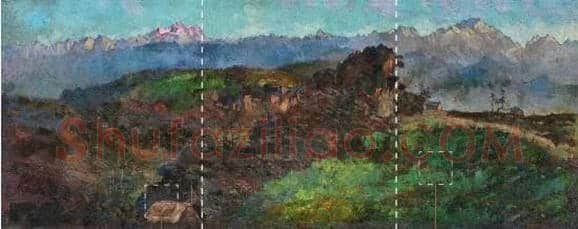 徐悲鸿《喜马拉雅山全景》赏析,以2070万成交 | 书画科普