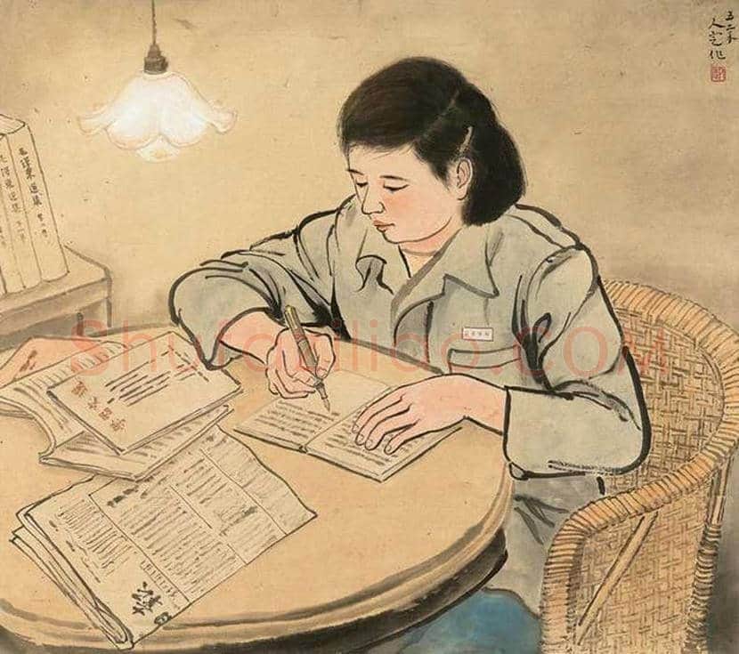 方人定人物画作品欣赏 | 书画科普