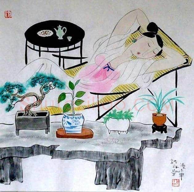 胡永凯作品欣赏-美人依旧 | 书画文摘