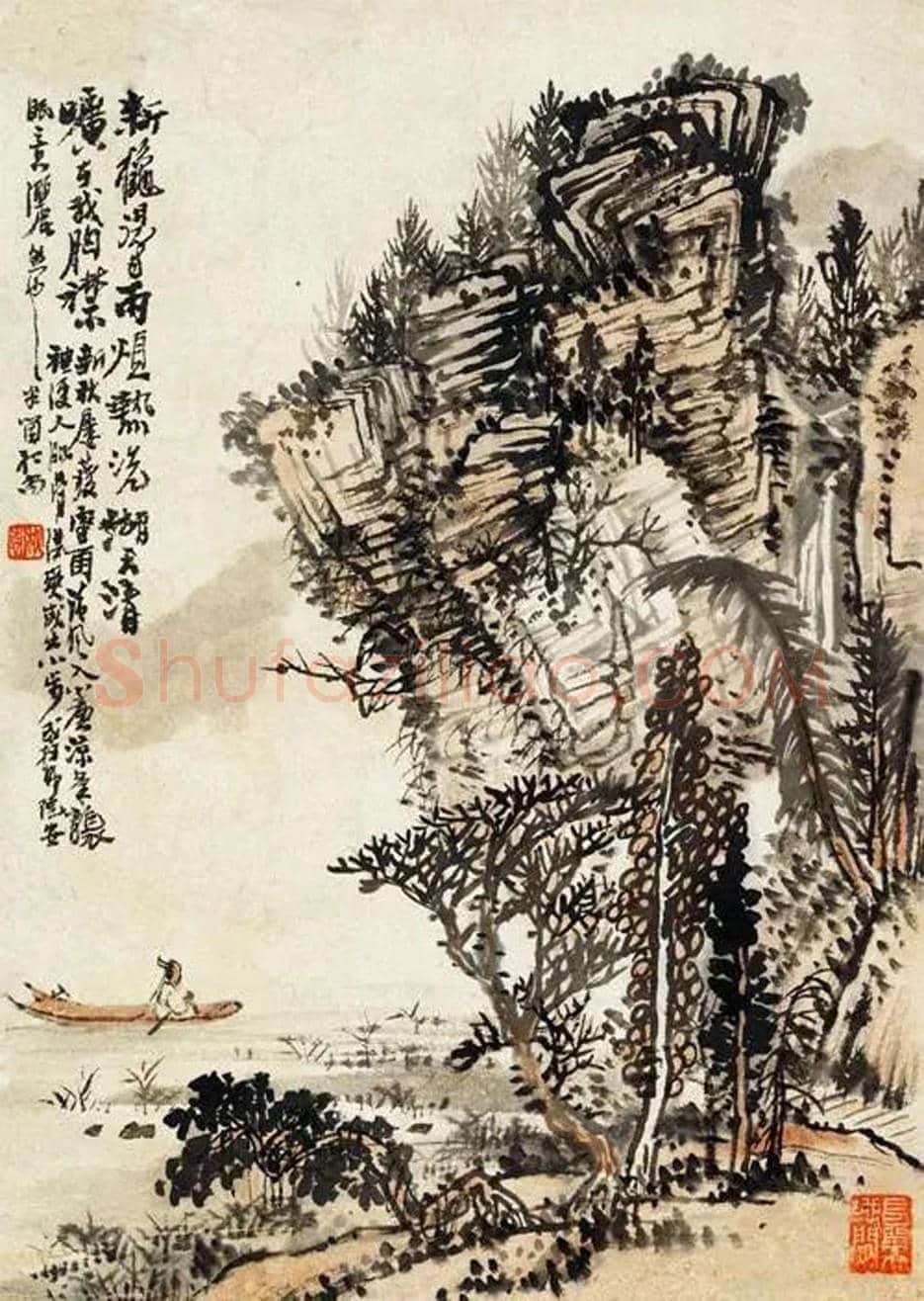 黄秋园《新秋沐雨》欣赏 | 书画百科