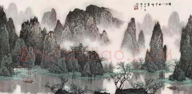 白雪石绘画作品《桂林山水》欣赏(100幅) | 书画文摘