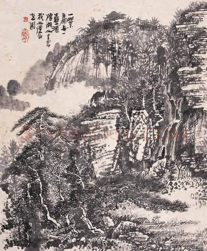绘画奇人黄秋园作品欣赏(100幅) | 书画百科