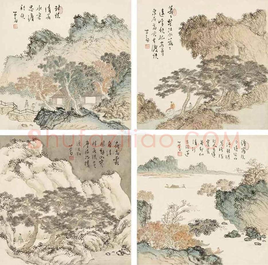 溥儒山水画欣赏 | 书画百科