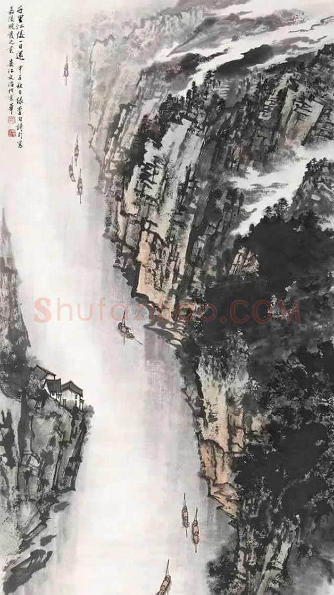 傅抱石等金陵五大家山水画作品欣赏 | 书画文摘