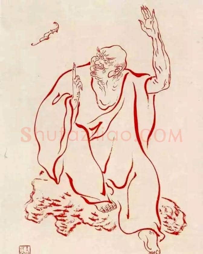 弘一法师罗汉图欣赏 | 书画科普