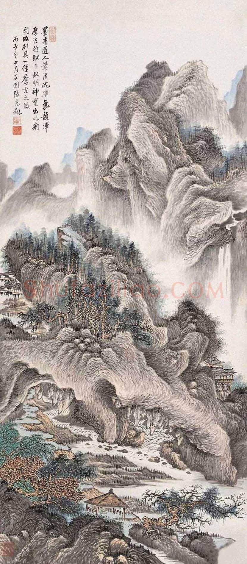 张石园山水画作品欣赏 | 书画文摘