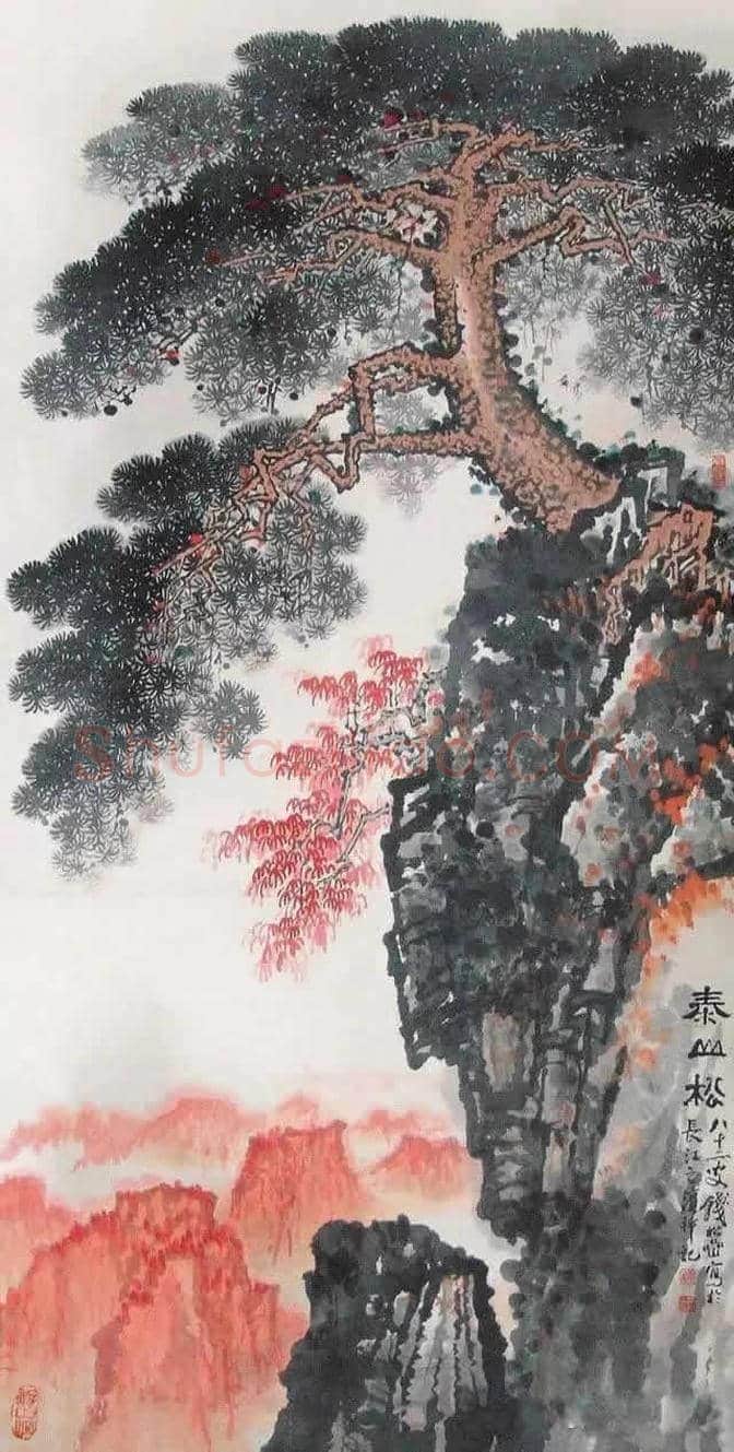 钱松嵒画松力作欣赏 | 书画学堂