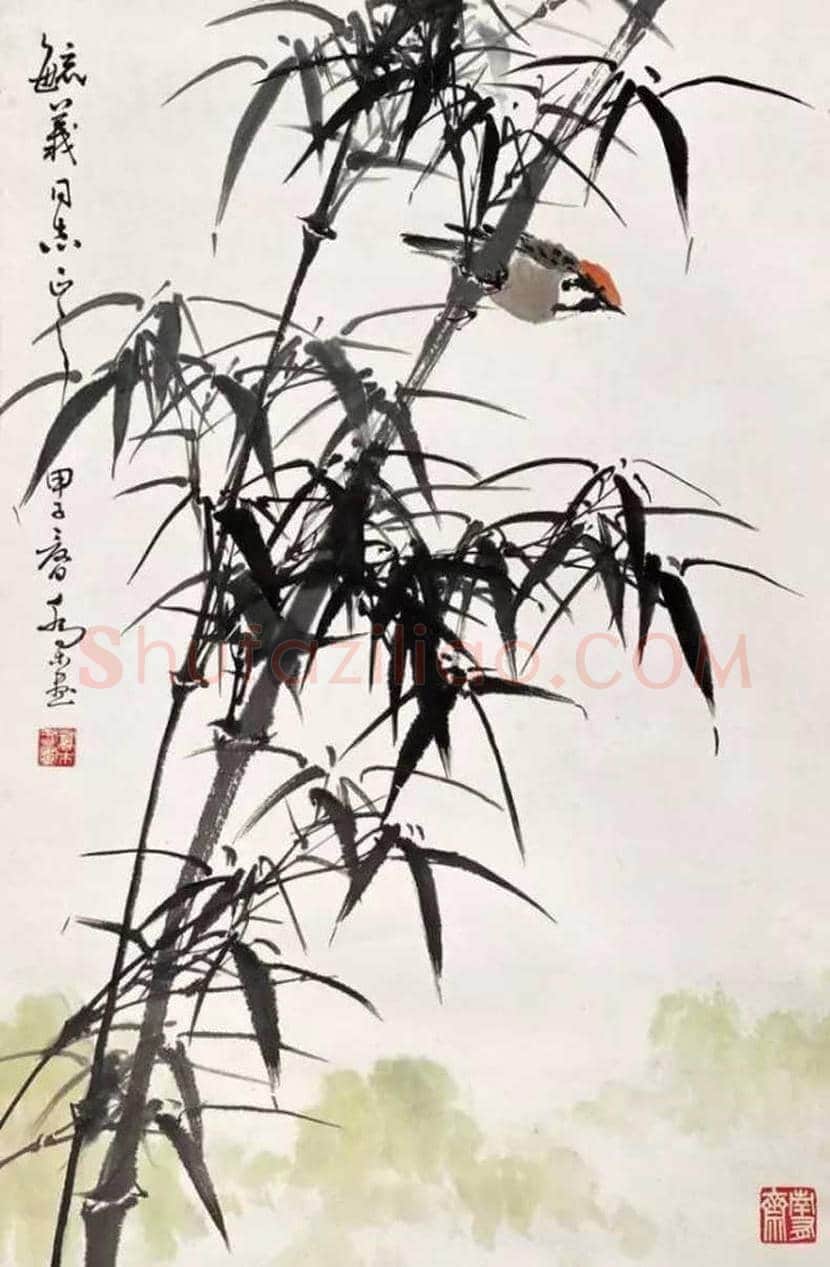乔木花鸟作品欣赏 | 书画百科