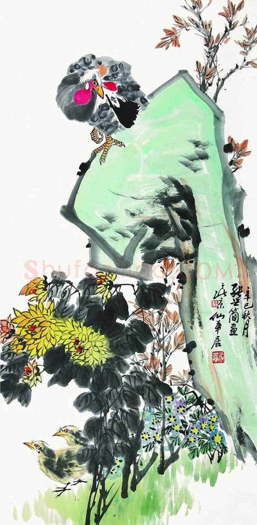 张世简花鸟画作品欣赏 | 书画学堂