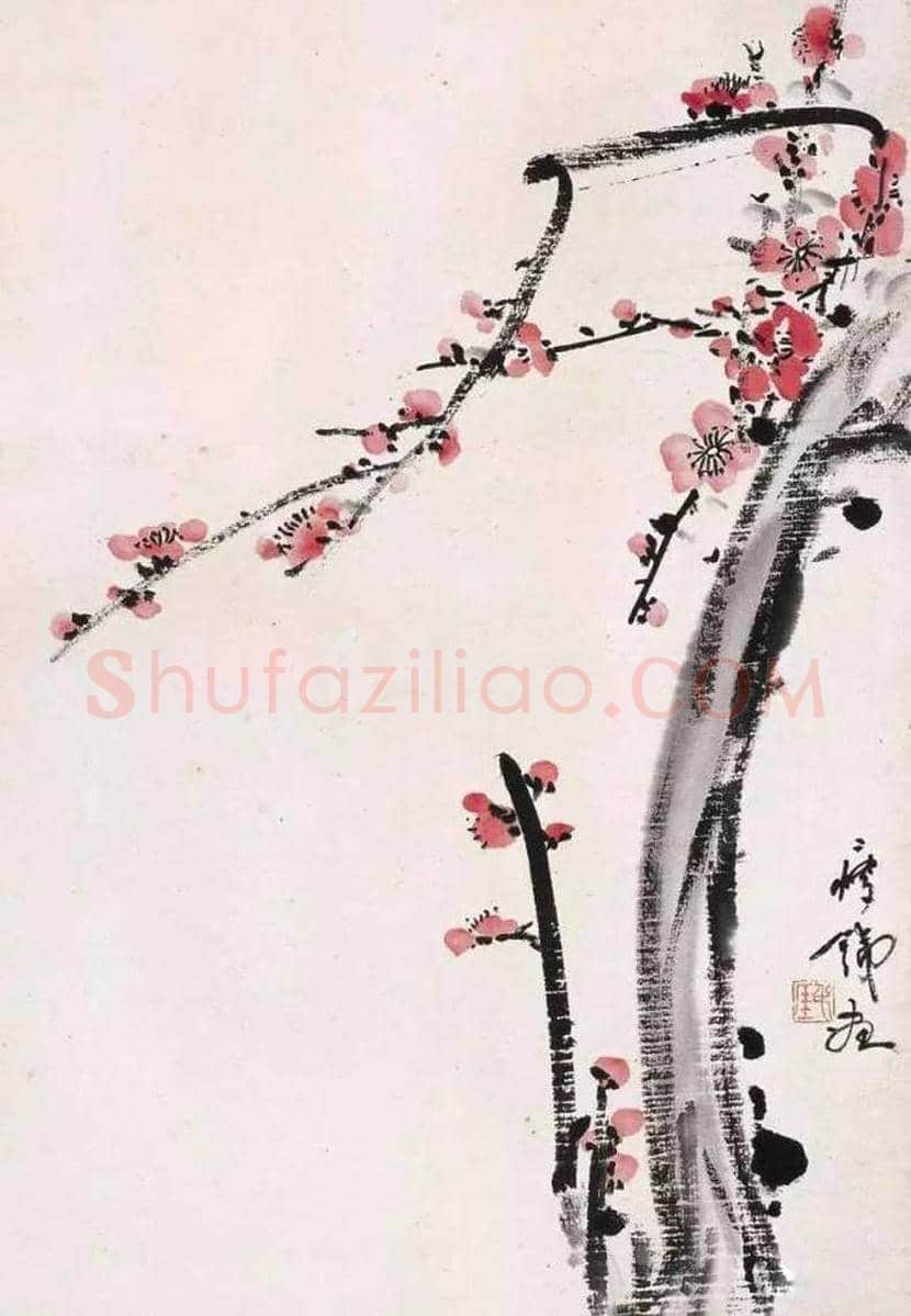 钱瘦铁梅花作品欣赏 | 书画百科