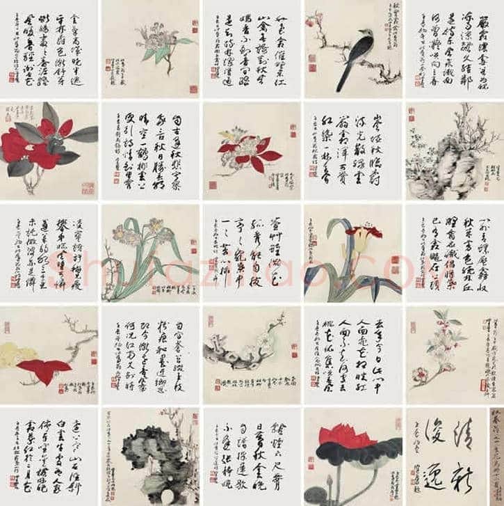 丹青伉俪谢稚柳和陈佩秋的合作作品拍卖与欣赏 | 书画文摘
