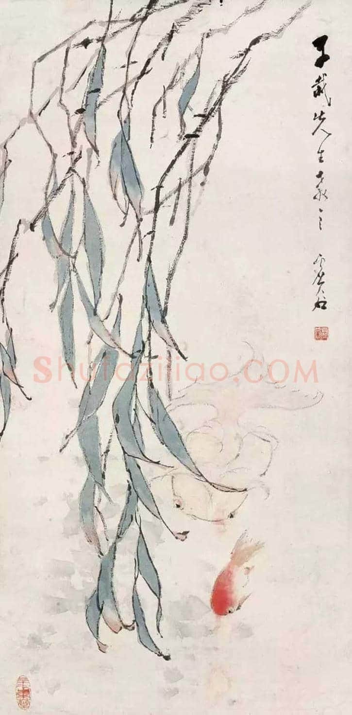 虚谷笔下的松鼠和金鱼欣赏 | 书画科普