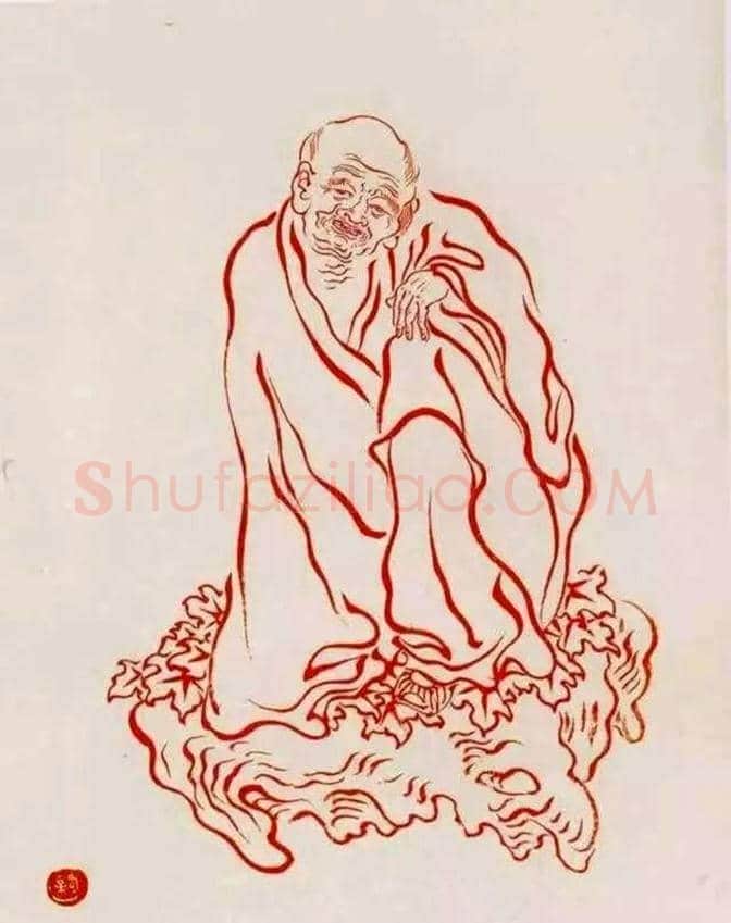 弘一法师罗汉图欣赏 | 书画科普