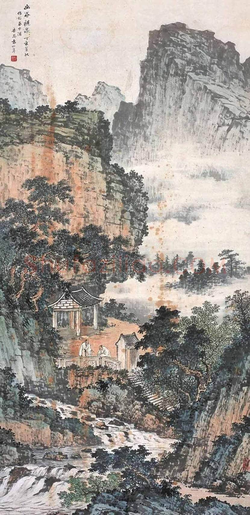 袁松年山水画作品欣赏 | 书画讲解