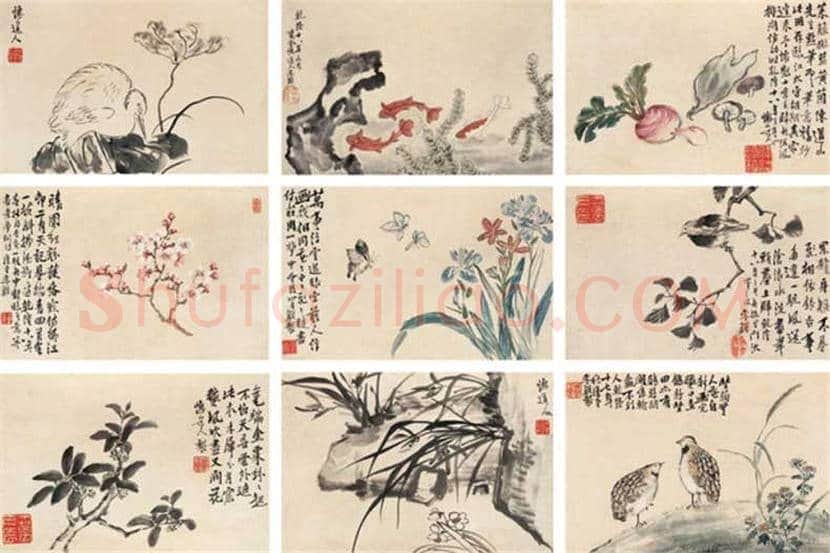 清代李鱓绘画作品欣赏 | 书画知识