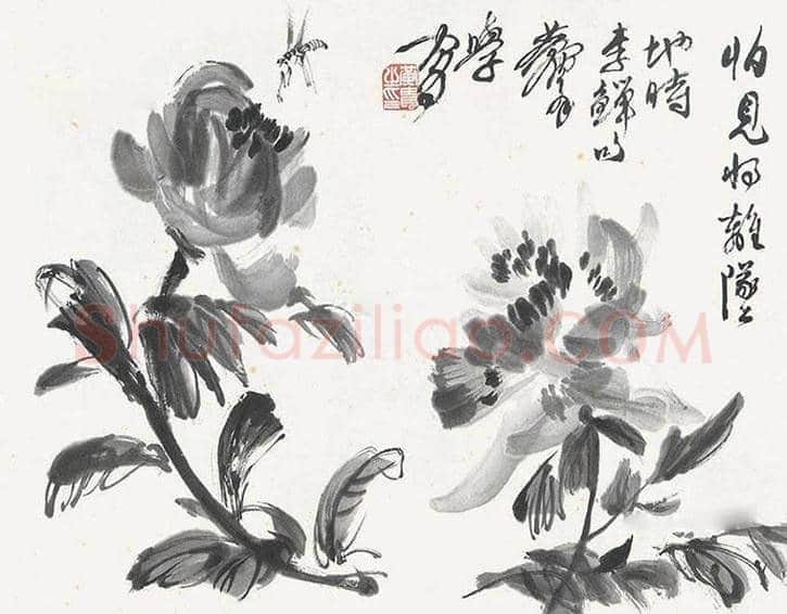 黄胄花卉作品，极少见！ | 书画文摘