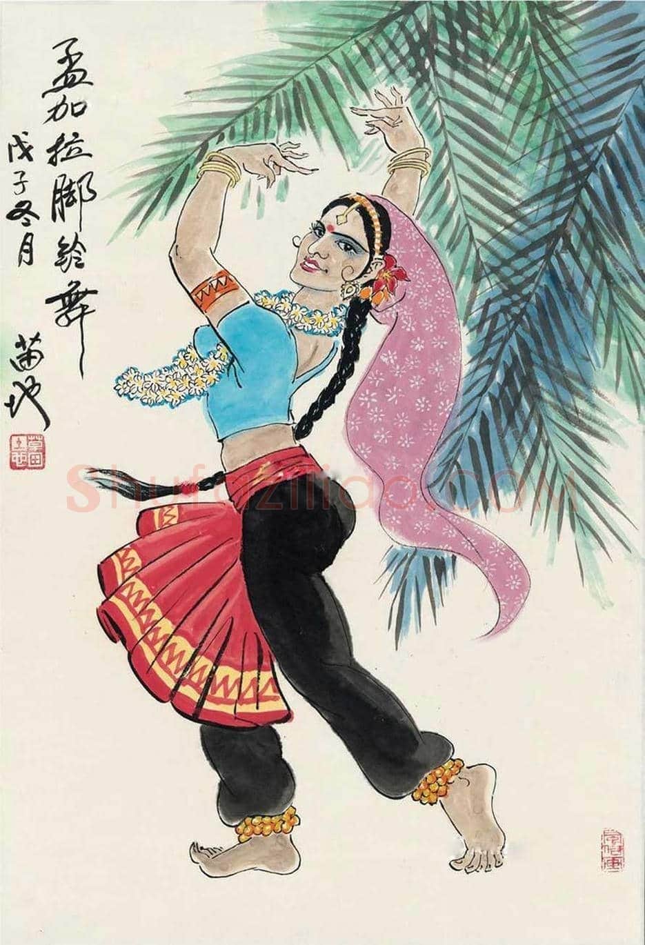 漫画家苗地作品欣赏 | 书画讲解