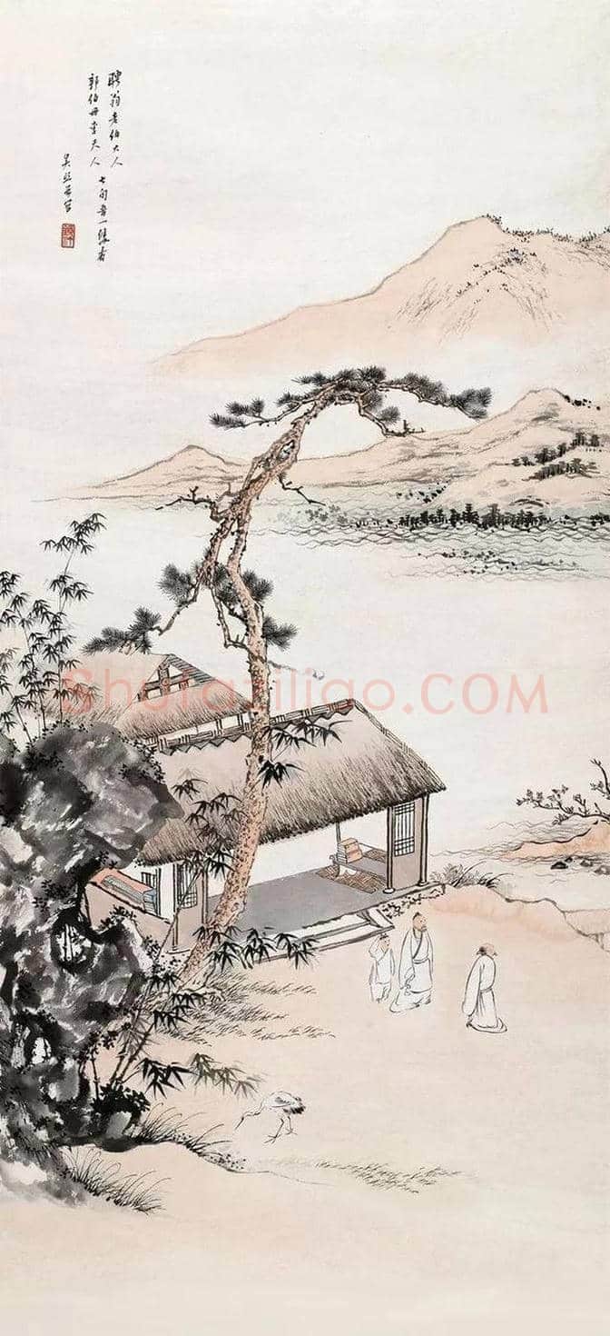 启功老师吴镜汀的山水画,堪称一流 | 书画文摘