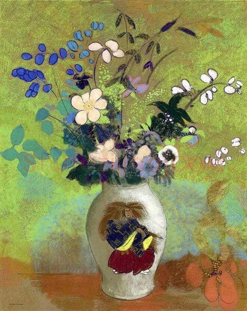 奥蒂诺·雷东的花卉作品欣赏 | 书画百科
