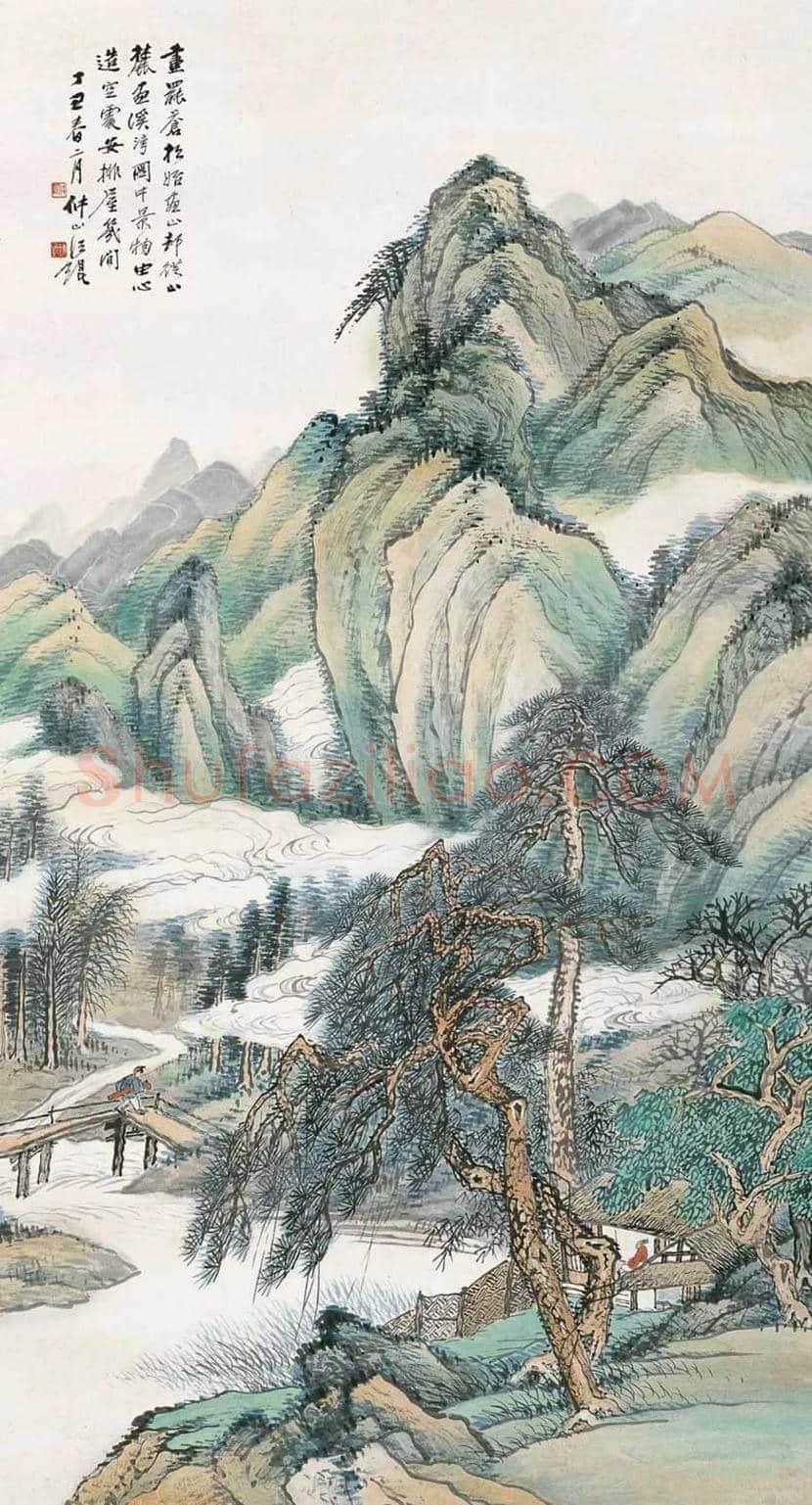 汪琨山水画作品欣赏 | 书画百科