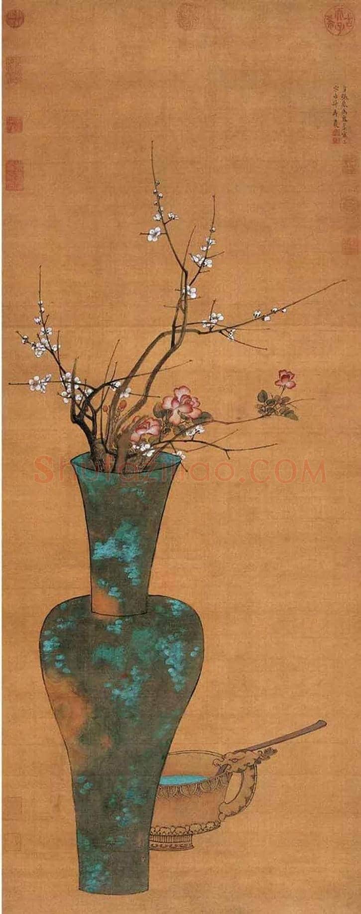史上最全《岁朝清供图》:潘天寿、张大千、梅兰芳等 | 书画学堂