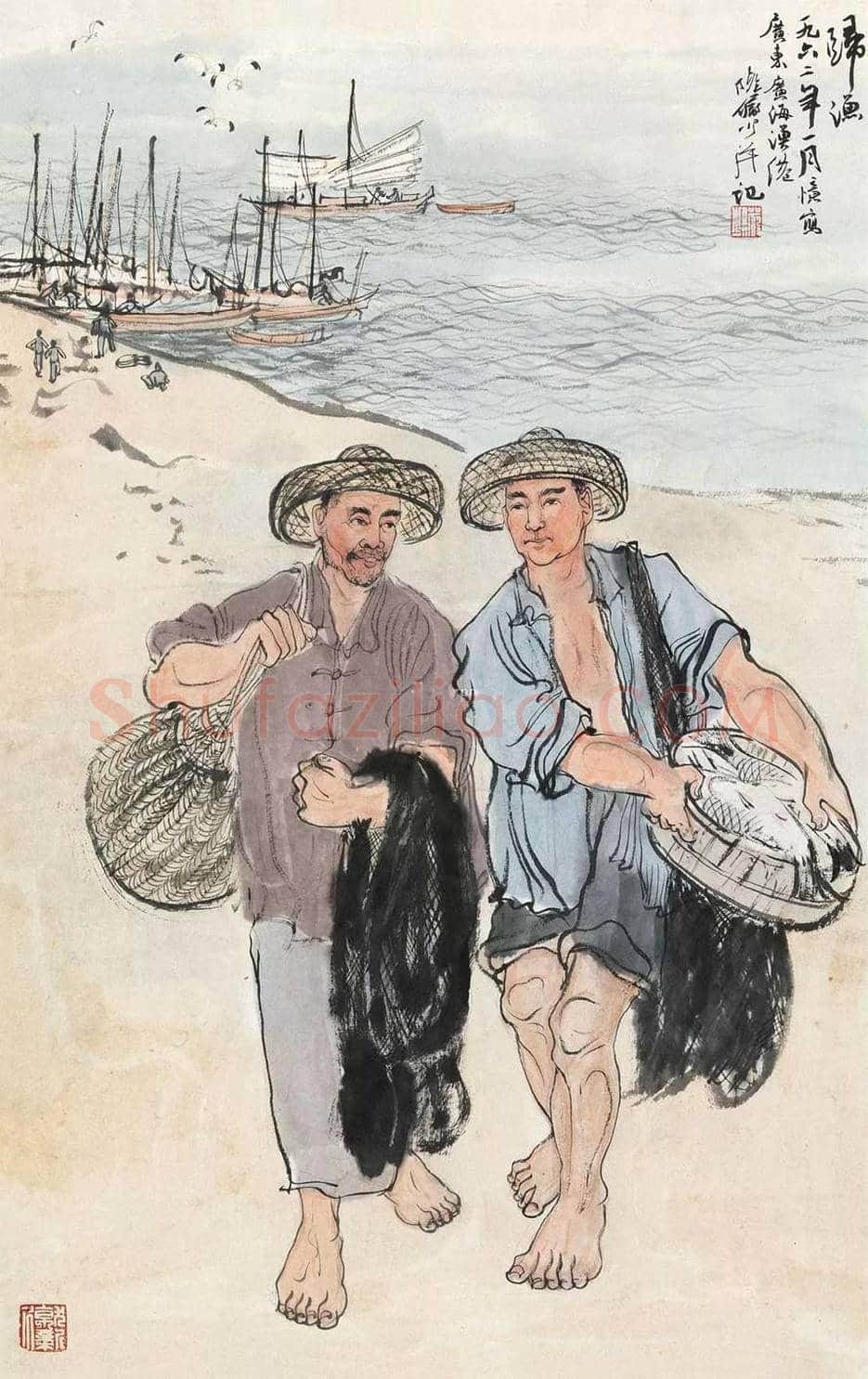 陆俨少人物画拍卖价格 | 书画百科