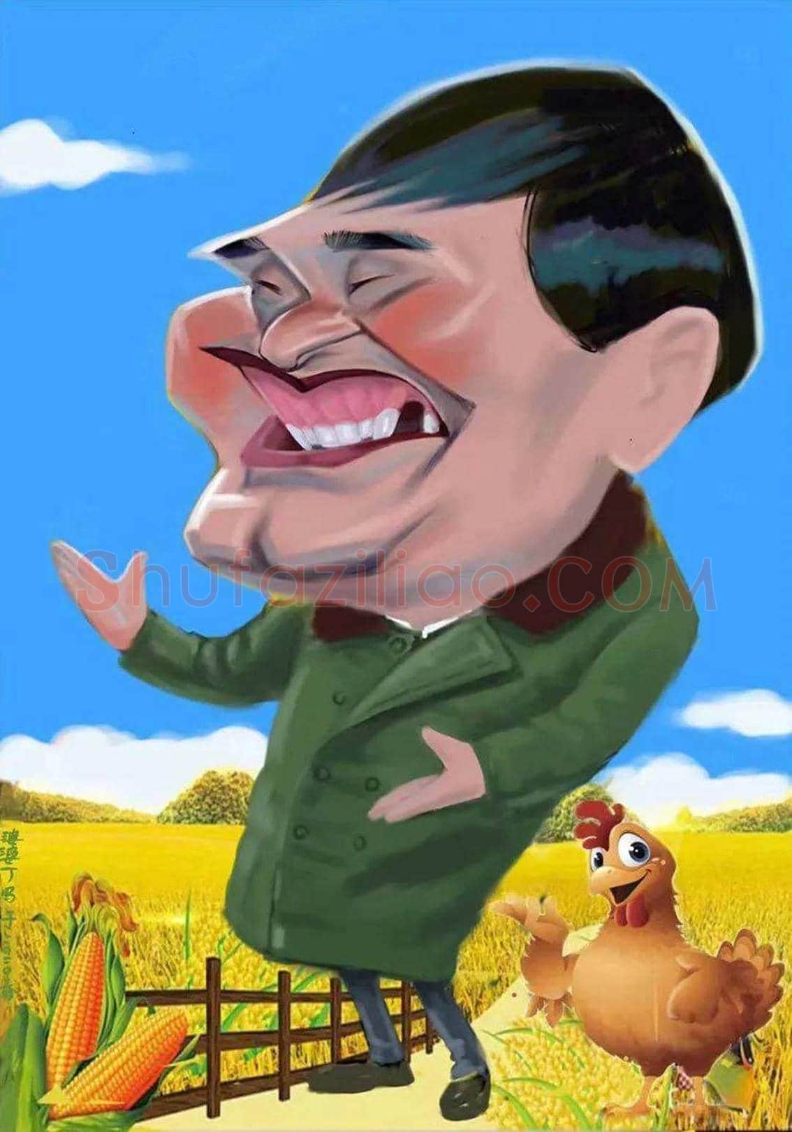 肖像漫画——丁月光作品欣赏 | 书画讲解