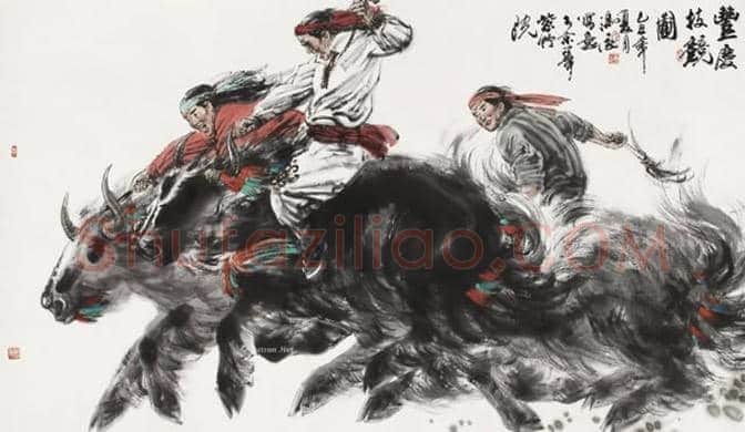 冯远国画作品《元曲画意》 | 国画鉴赏