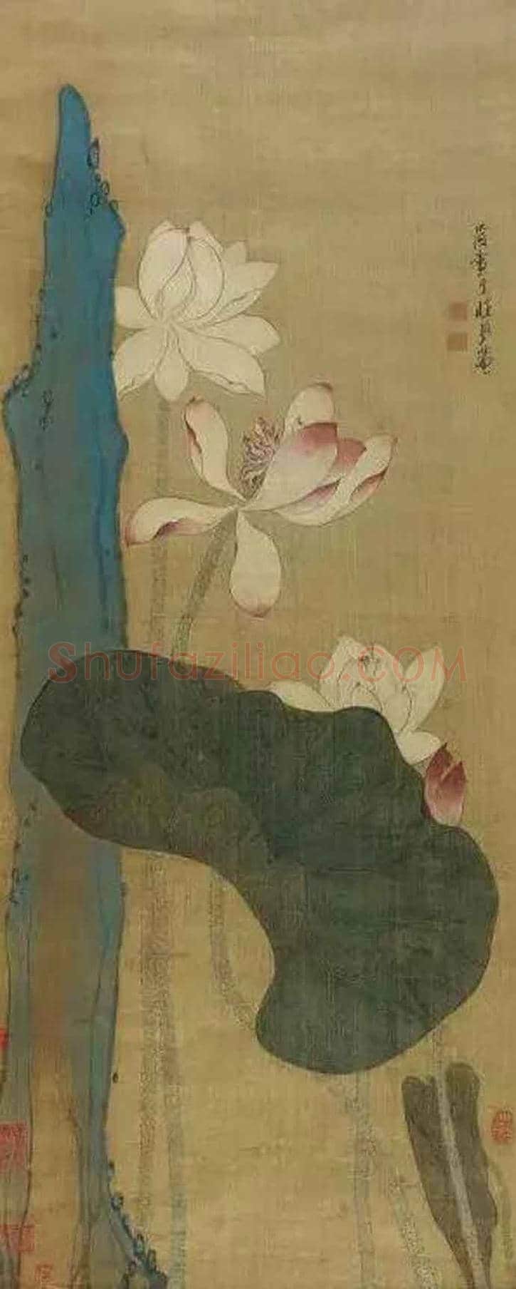 陈洪绶《莲花奇石》领衔纽约亚洲艺术周 | 书画资料