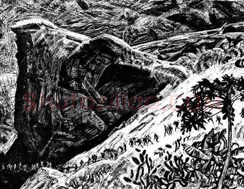 沈尧伊《地球的红飘带》，长征史诗连环画！ | 书画文摘