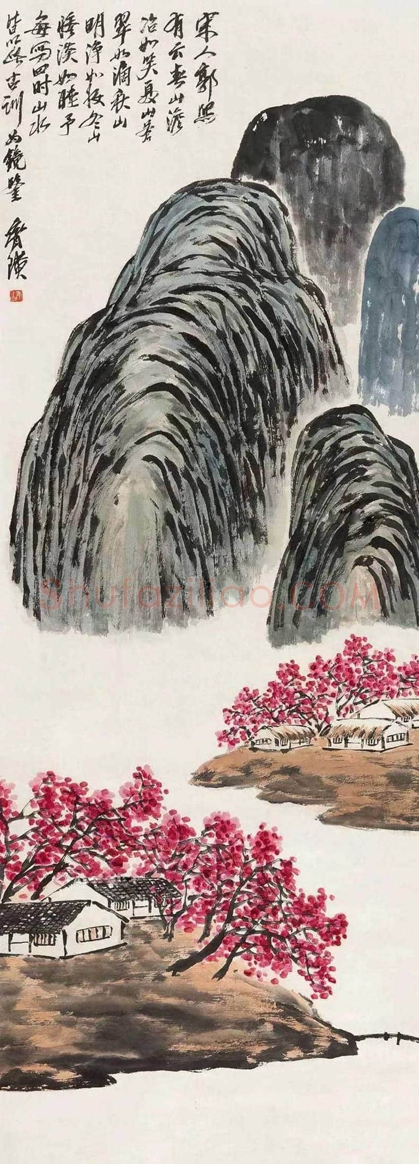 齐白石山水画成交价格Top20 | 书画资料