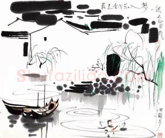 吴冠中笔下的船，充满着诗情画意 | 书画百科