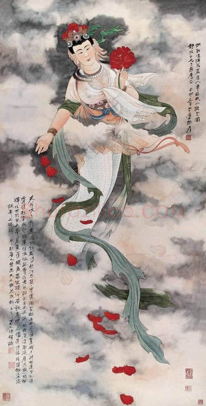 画坛巨匠张大千:创作数百幅《仕女图》 | 书画常识