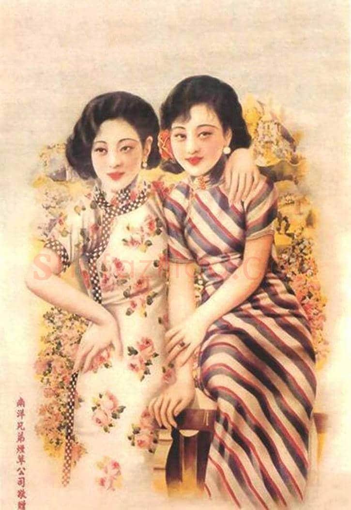 老上海月份牌的画法 | 书画资料
